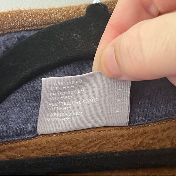 Columbia Men's Brown Pullover Sweatshirt Fleece 1/4 Zip Size Large - Picture 5 of 7